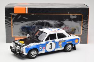 Ford Escort RS 1600 Mk1 #3 V. Preston Jr. / B. Smith Safari Rally 1973 IXO 1:18 18RMC075B Métal Moulé — image 6 sur 6