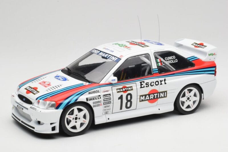 Ford Escort WRC Martini Racing #18 G. Cunico / G. Pirollo Rally San Remo 1998 IXO 1:18 18RMC171A Métal Moulé