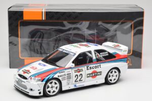 Ford Escort WRC Martini Racing #22 A. Medeghini / B. Medeghini Rally San Remo 1998 IXO 1:18 18RMC171B Métal Moulé — image 6 sur 6