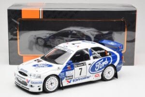 Ford Escort WRC #7 J. Kankkunen / J. Repo RAC Rally 1998 IXO 1:18 18RMC170A Métal Moulé — image 6 sur 6