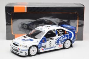 Ford Escort WRC #8 B. Thiry / S. Prevot RAC Rally 1998 IXO 1:18 18RMC170B Métal Moulé — image 6 sur 6