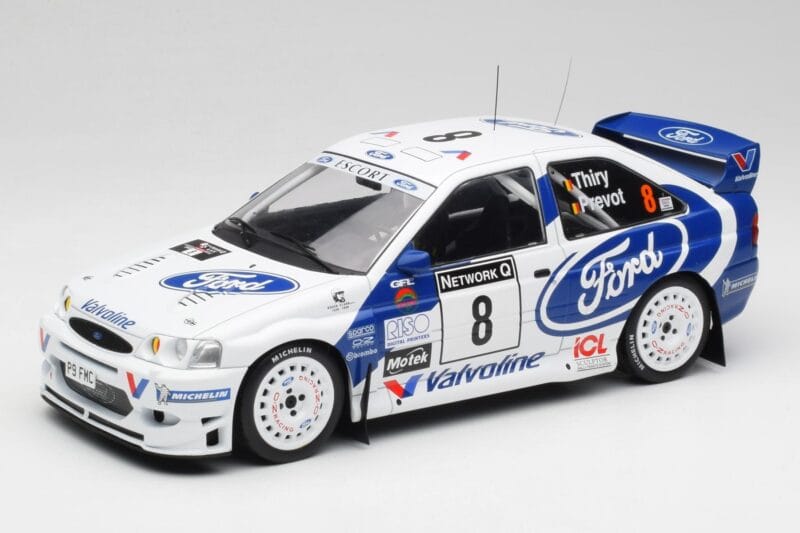Ford Escort WRC #8 B. Thiry / S. Prevot RAC Rally 1998 IXO 1:18 18RMC170B Métal Moulé