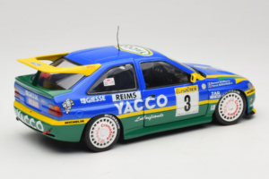 Ford Escort #3 Yacoo P. Bernardini / B. Occelli Rally Monte Carlo 1996 Winner UT Models 1:18 180968203 Métal Moulé — image 3 sur 8