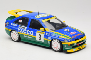 Ford Escort #3 Yacoo P. Bernardini / B. Occelli Rally Monte Carlo 1996 Winner UT Models 1:18 180968203 Métal Moulé — image 6 sur 8
