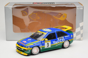 Ford Escort #3 Yacoo P. Bernardini / B. Occelli Rally Monte Carlo 1996 Winner UT Models 1:18 180968203 Métal Moulé — image 8 sur 8