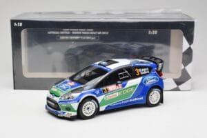 Ford Fiesta WRC #3 J-M. Latvala / M. Anttila Rally Great Britain Winner 2012 Minichamps 1:18 151120803 Métal Moulé — image 6 sur 6