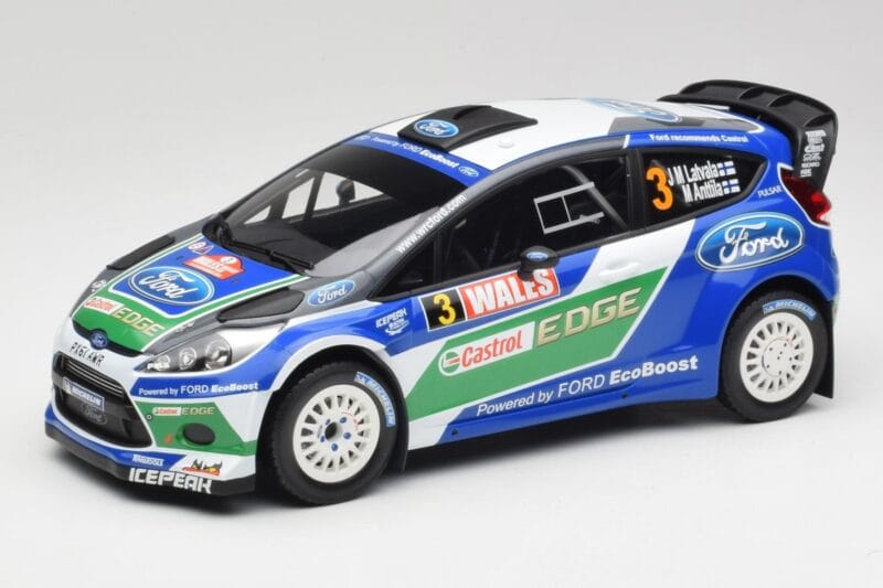 Ford Fiesta WRC #3 J-M. Latvala / M. Anttila Rally Great Britain Winner 2012 Minichamps 1:18 151120803 Métal Moulé