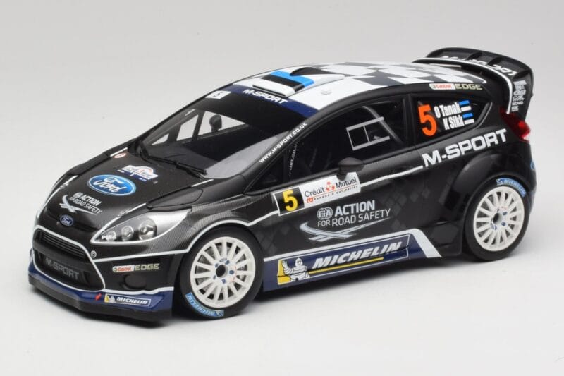 Ford Fiesta WRC #5 O. Tanak / R. Sikk Rally France 2012 Minichamps 1:18 151120805 Métal Moulé