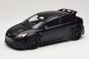 Ford Focus RS Mk2 Matte Black Minichamps 1:18 100080000 Métal Moulé