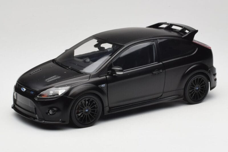 Ford Focus RS Mk2 Matte Black Minichamps 1:18 100080000 Métal Moulé