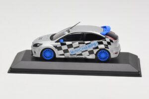Ford Focus RS Mk2 Promo Blue Wheels Minichamps 1:43 FORD002 Métal Moulé