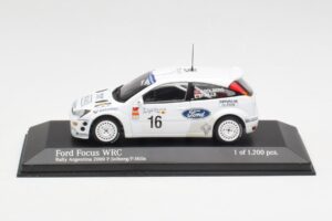 Ford Focus WRC Mk1 #16 P. Solberg / P. Mills Rally Argentina 2000 Minichamps 1:43 430008916 Métal Moulé