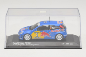 Ford Focus WRC #2 R. Baumgartner / B. Wichs Red Bull Rally Austria 2001 Minichamps 1:43 430008907 Métal Moulé — image 4 sur 5
