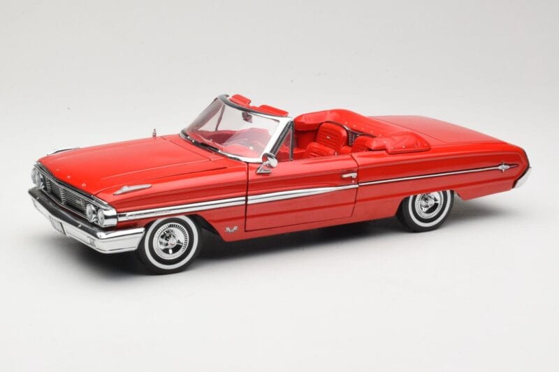 Ford Galaxie 500 Cabriolet Rouge Sun Star 1:18 1420 Métal Moulé
