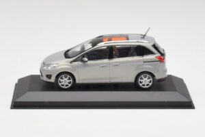 Ford Grand C-Max Mk2 Gris Métallisé Minichamps 1:43 400089101 Métal Moulé