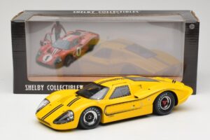 Ford GT40 Mk IV Jaune 1967 Shelby Collectibles 1:18 31414S Métal Moulé — image 8 sur 8