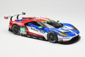 Ford GT GTE Chip Ganassi UK #66 O. Pla / S. Mucke / B. Johnson 24 Hours of Le Mans 2016 Minichamps 1:18 155168666 Métal Moulé — image 4 sur 6