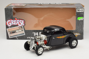 Ford Hot Rod Noir Rydell High Grease ERTL 1:18 36602 Métal Moulé — image 6 sur 6
