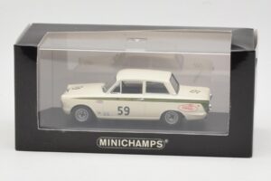 Ford Lotus Cortina Mk1 #59 J. Clark / R. Parsons Sebring 12 Hours 1964 Minichamps 1:43 400648259 Métal Moulé — image 4 sur 4