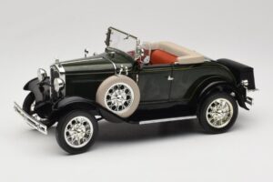 Ford Model A Vert Foncé Motor City 1:18 20003 Métal Moulé