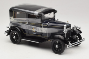 Ford Model A Tudor Police Car Motor City 1:18 43008 Métal Moulé — image 4 sur 6