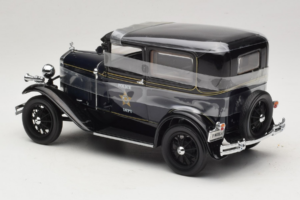 Ford Model A Tudor Police Car Motor City 1:18 43008 Métal Moulé — image 5 sur 6