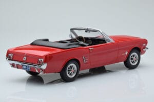 Ford Mustang Cabriolet Rouge Norev 1:18 182810 Métal Moulé — image 2 sur 6