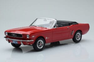 Ford Mustang Cabriolet Rouge Norev 1:18 182810 Métal Moulé