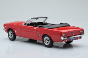 Ford Mustang Cabriolet Rouge Norev 1:18 182810 Métal Moulé — image 5 sur 6