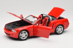 Ford Mustang S197 GT Cabriolet Rouge Beanstalk Group 1:18 FOR10016R Métal Moulé — image 2 sur 8
