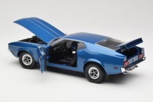 Ford Mustang SportsRoof Bleu Sun Star 1:18 3612 Métal Moulé — image 5 sur 8