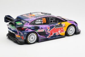 Ford Puma Rally1 #19 S. Loeb / I. Galmiche Rally Monte Carlo Winner 2022 IXO 1:18 18RMC110 Métal Moulé — image 2 sur 6