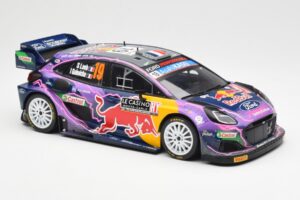 Ford Puma Rally1 #19 S. Loeb / I. Galmiche Rally Monte Carlo Winner 2022 IXO 1:18 18RMC110 Métal Moulé — image 4 sur 6