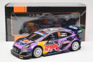Ford Puma Rally1 #19 S. Loeb / I. Galmiche Rally Monte Carlo Winner 2022 IXO 1:18 18RMC110 Métal Moulé — image 6 sur 6