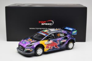 Ford Puma Rally1 #42 C. Breen / P. Nagle M-Sport Ford Rally Italia Sardegna 2022 TopSpeed 1:18 TS0491 Métal Moulé — image 6 sur 6