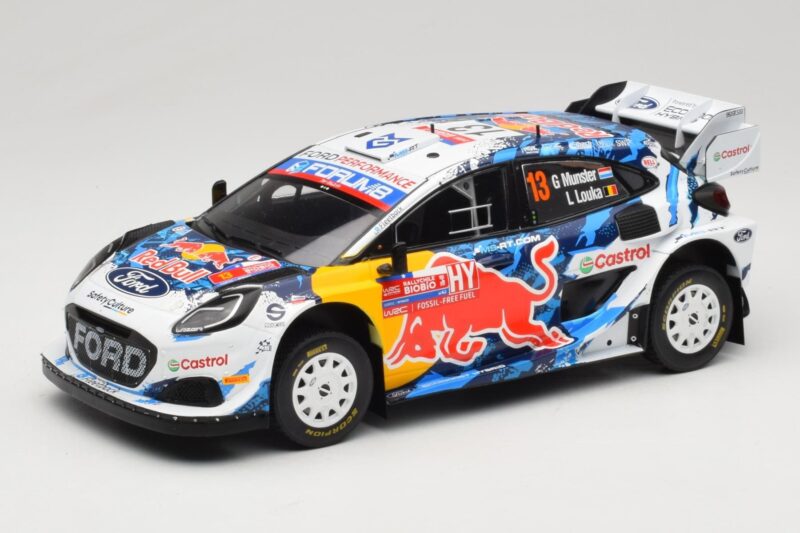 Ford Puma Rally1 #13 M-Sport Ford WRT G. Munster / L. Louka Rally Chile 2024 IXO 1:18 18RMC224 Métal Moulé