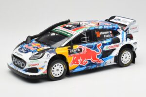 Ford Puma Rally1 WRC M-Sport #16 A. Fourmaux / A. Coria Safari Rally Kenya 2024 IXO 1:18 18RMC207 Métal Moulé