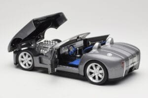 Shelby Cobra Cabriolet Grey Metallic Hot Wheels 1:18 G7220 Métal Moulé — image 5 sur 8