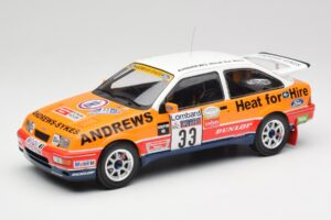 Ford Sierra RS Cosworth #33 R. Brookes RAC Rally 1989 IXO 1:18 18RMC115 Métal Moulé