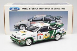 Ford Sierra RS Cosworth #8 D. Auriol / B. Occelli Rally Tour de Corse 1988 AUTOart 1:18 88812 Métal Moulé — image 8 sur 8