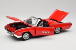 Ford Thunderbird Cabriolet Rouge Anson 1:18 30334 Métal Moulé — image 2 sur 8