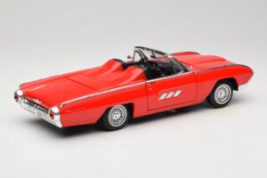 Ford Thunderbird Cabriolet Rouge Anson 1:18 30334 Métal Moulé — image 3 sur 8