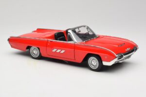 Ford Thunderbird Cabriolet Rouge Anson 1:18 30334 Métal Moulé — image 6 sur 8