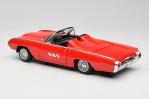 Ford Thunderbird Cabriolet Rouge Anson 1:18 30334 Métal Moulé — image 7 sur 8