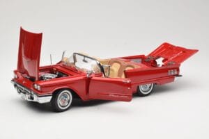 Ford Thunderbird Cabriolet Rouge Sun Star 1:18 4311 Métal Moulé — image 2 sur 8