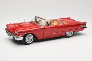 Ford Thunderbird Cabriolet Rouge Sun Star 1:18 4311 Métal Moulé