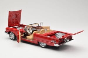 Ford Thunderbird Cabriolet Rouge Sun Star 1:18 4311 Métal Moulé — image 5 sur 8