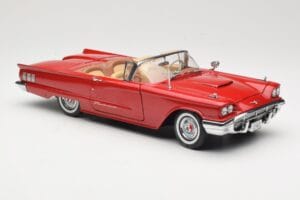 Ford Thunderbird Cabriolet Rouge Sun Star 1:18 4311 Métal Moulé — image 6 sur 8