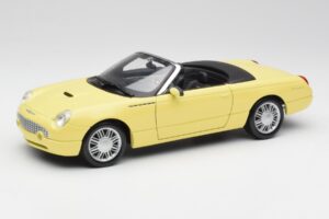 Ford Thunderbird Show Car Jaune Maisto 1:18 50335 Métal Moulé