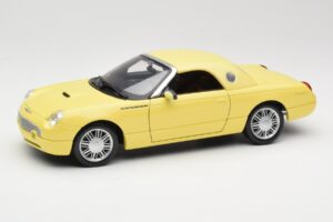 Ford Thunderbird Show Car Jaune Maisto 1:18 50336 Métal Moulé